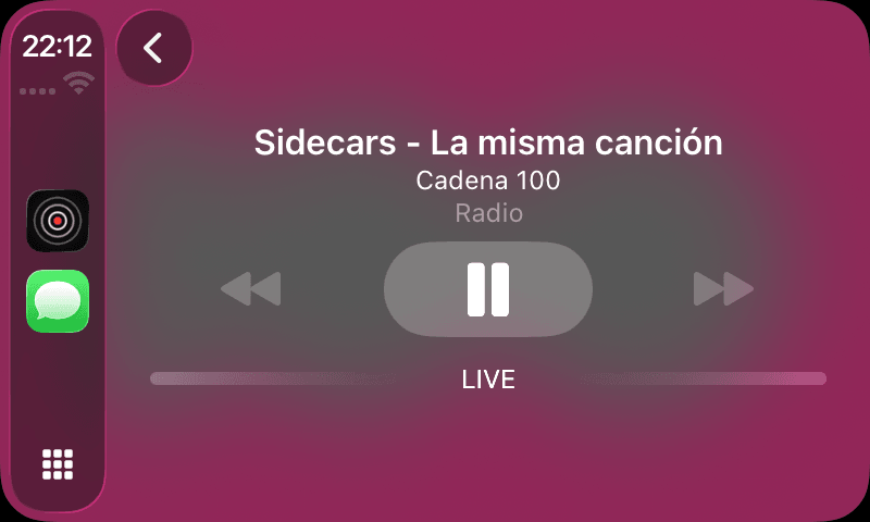 Твоє радіо переходить в авто з CarPlay.